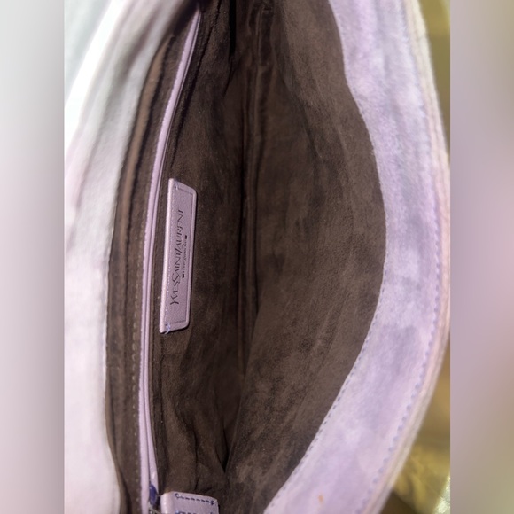 YSL Doublure BI Jouterie Suede Handbag/Clutch - Picture 4 of 8